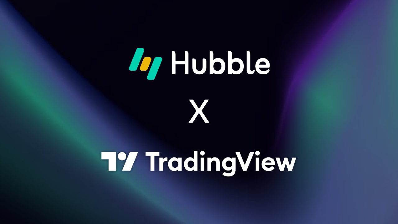 Hubble Announces Integration with TradingView Charts to Build a Smarter Trading Experience